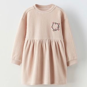 NWT ZARA CORDUROY DRESS 9-12 MON